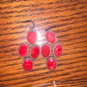 Great Condition Francescas’s Red gold earrings